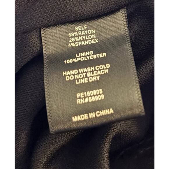 Gianni Bini Black Ruffle Sleeve Off-Shoulder Sheath Dress, Size Medium - Picture 5 of 6